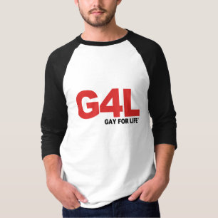 Grafische T - shirts voor homo's - Gay 4 Life