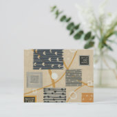 Grafische tegels briefkaart (Staand voorkant)