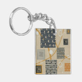 Grafische tegels sleutelhanger (Voorkant Links)