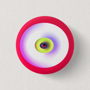 Grafische wereldbollen ontwerpen kalk groen rood w ronde button 3,2 cm