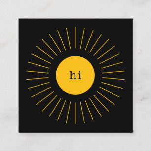 Grafische Zon Hallo Dating Visitekaartjes Contactkaartje