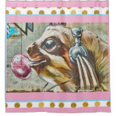 Grafiti Sloth rideau de douche Ado - Pop (Devant)