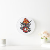 Grafitti Face Ronde Klok (Huis)