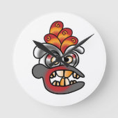 Grafitti Face Ronde Klok (Voorkant)