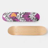 Grafitti Oranje Skateboard (Horizontaal)