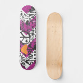 Grafitti Oranje Skateboard (Voorkant)