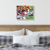 Grafitti Wall afdrukken (Insitu (Slaapkamer))