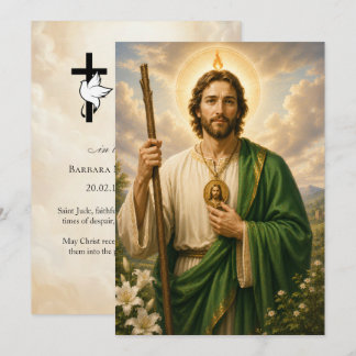 Grafkaart met St. Judasgebed 5x7 inch Kaart