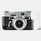Graflex Grafische 35  camera Case-Mate iPhone Case (Achterkant (horizontaal))