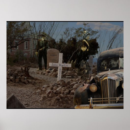 Grafmonument in Tombstone Poster (Voorkant)