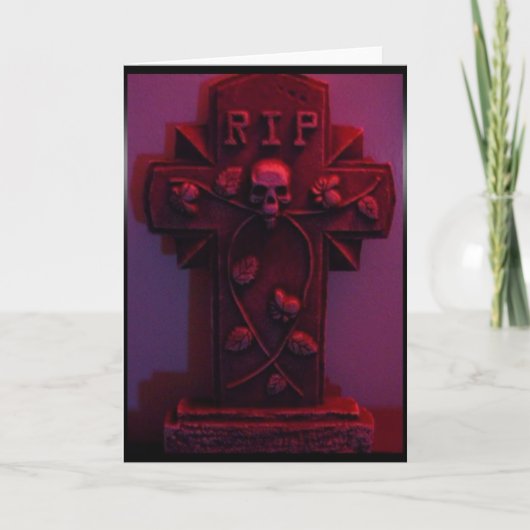 grafsteen rode Kaart (Voorkant)