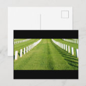 Grafstenen op een kerkhof briefkaart (Voorkant / Achterkant)