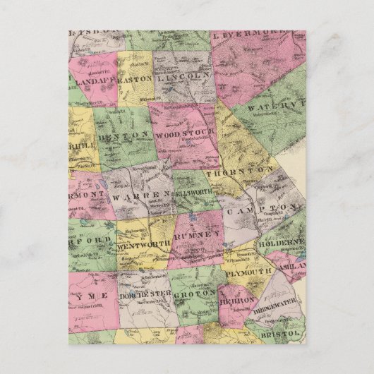 Grafton County, NH Briefkaart (Voorkant)