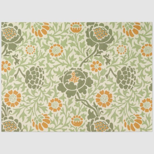 Grafton Pattern (door William Morris) Tissuepapier (Voorkant)