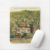 Grafton, WV: B&O-station, Willard Hotel Muismat (Met muis)