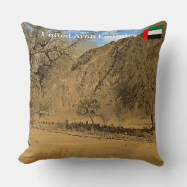 Grafveld in de Hajar bergen van de VAE Kussen