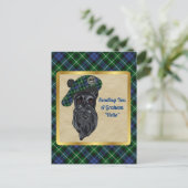Graham Clan Badge & Carte Postale Tartan (Debout devant)
