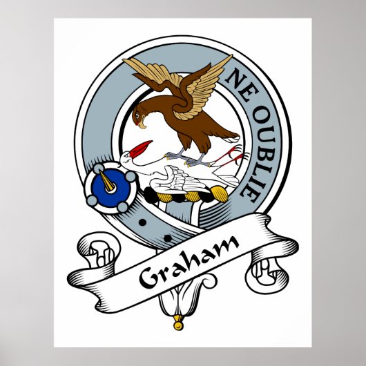 Graham Clan Badge Poster (Voorkant)