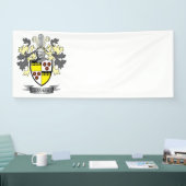 Graham Family Crest Coat of Arms Spandoek (Beurs)