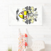 Graham Family Crest Coat of Arms Spandoek (Insitu)