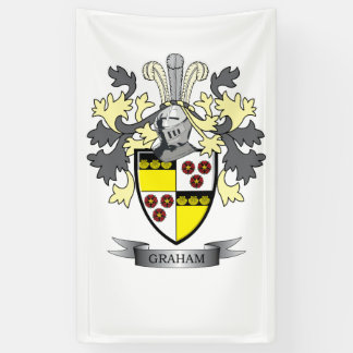 Graham Family Crest Coat of Arms Spandoek