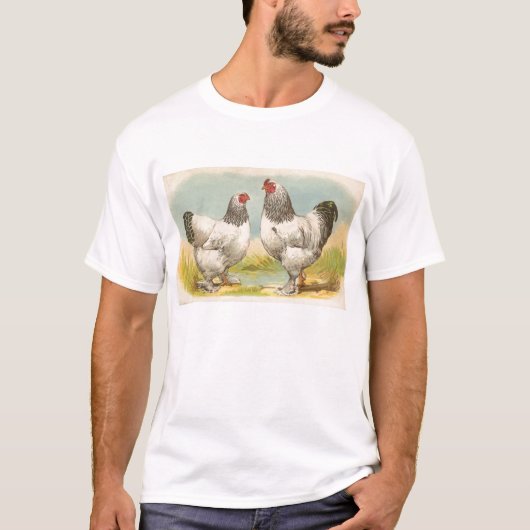 Graham - Light Brahma Chickens T-shirt (Voorkant)