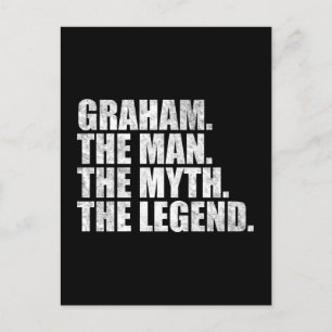 Graham naam, Graham De Man De Mythe De Legende Briefkaart
