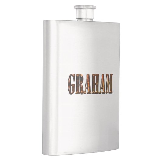 Graham, nom, classique flacon de hanche (Droite)