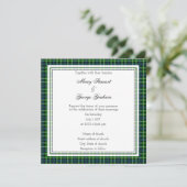 Graham Scottish Mariage Carré Invitation (Debout devant)