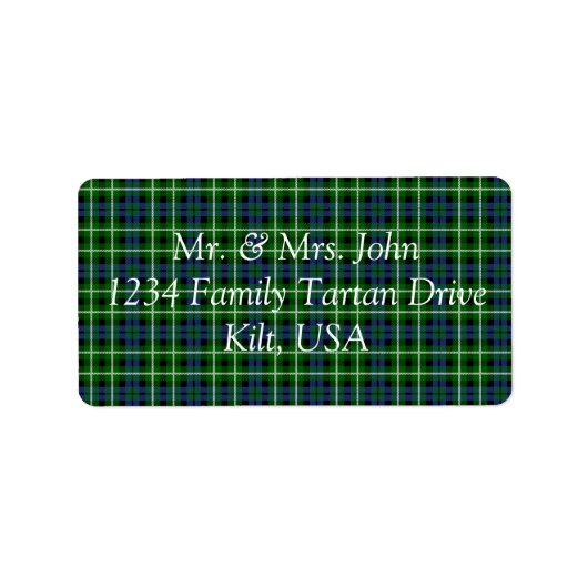 Graham Tartan Étiquette (Devant)