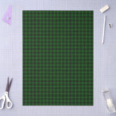 Graham tartan groene zwarte pleister tissuepapier (Craft)