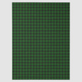 Graham tartan groene zwarte pleister tissuepapier (Voorkant)