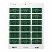 Graham Tartan Label (Full Sheet)