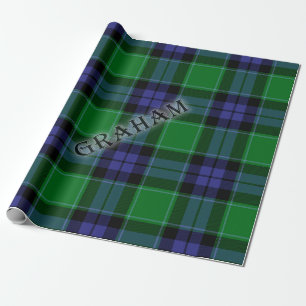 Graham Tartan met de achternaam Cadeaupapier