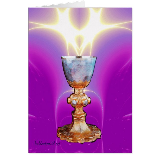 GRAIL / CHALICE DE MASSE SAINTE (Devant)