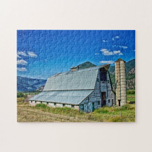 Grain Barn Montana. Legpuzzel (Horizontaal)