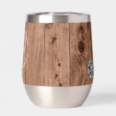 Grain de bois Rustique Marqué avec logo Site Web (Arrière)