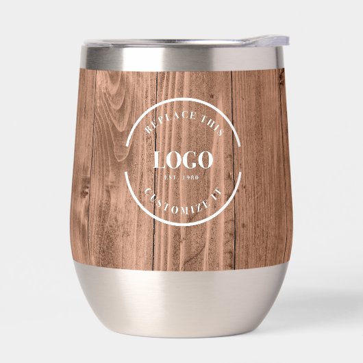 Grain de bois Rustique Marqué avec logo Site Web (Gauche)