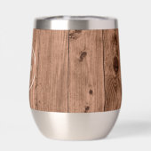 Grain de bois rustique marqué du logo du site Web (Arrière)