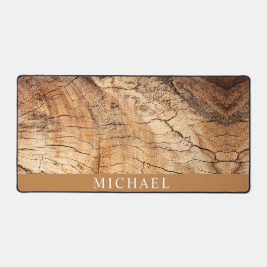 Grain de bois rustique personnalisé (Recto)