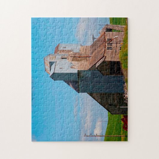 Grain Elevator Idaho. Jigzaag Puzzle Legpuzzel (Verticaal)