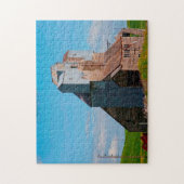 Grain Elevator Idaho. kerstcadeautjes Legpuzzel (Verticaal)
