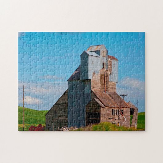 Grain Elevator Idaho. Legpuzzel (Horizontaal)