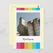 Grain Elevator Retro Instant Camera Briefkaart (Voorkant / Achterkant)
