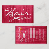 Grain en bois rouge moderne #3 de rendez-vous de (Devant / Derrière)