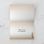 Grain Harvest Thanksgiving Feestdagen Kaart (Binnen)