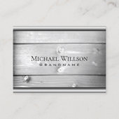 Grain naturel Bois Blanc Bois Cartes en bois Gris  (Devant)