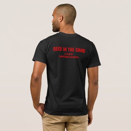 Graine dans le T-shirt Sand (Dos entier)