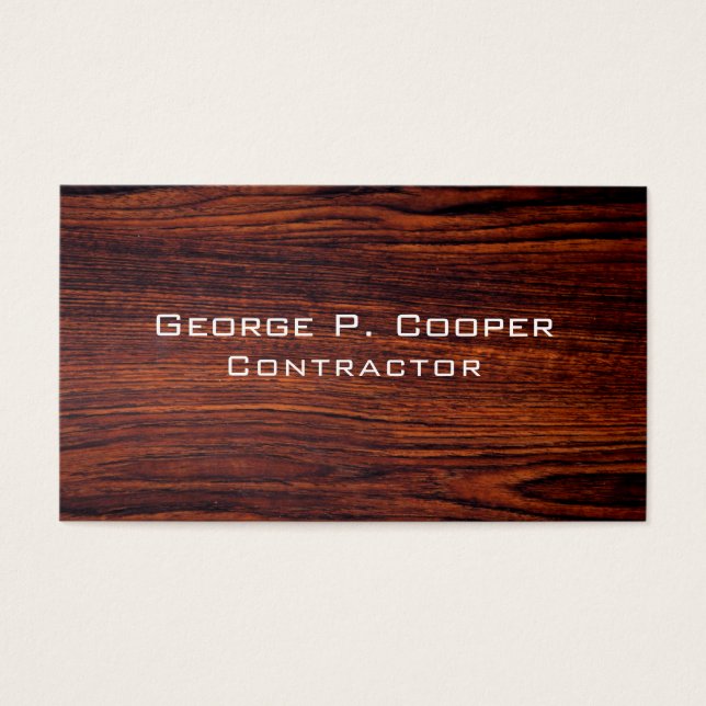 Graine de bois foncé en acajou | motif en bois bru (Devant)