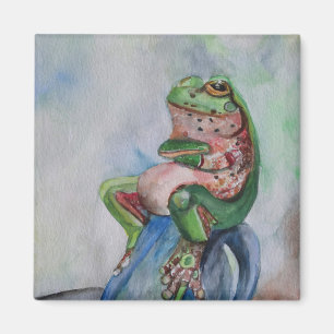 Graine de grenouille Art 5.1 Cm Magnet Carré